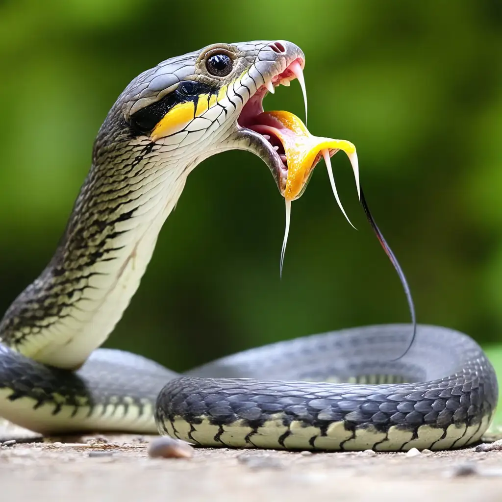 LINA: Snake eats bird